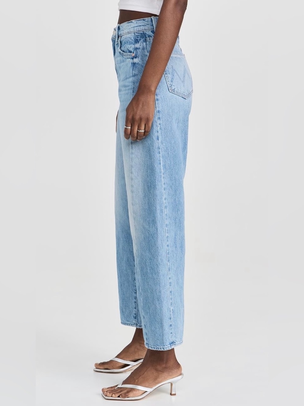 MOTHER The Half Pipe Flood Jeans - Material Girl - Size 28 - Picture 4 of 9